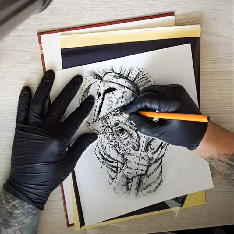 סטנסיל ידני הדגמה למוצר