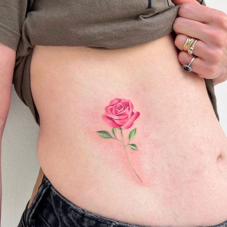 קעקוע של ורד