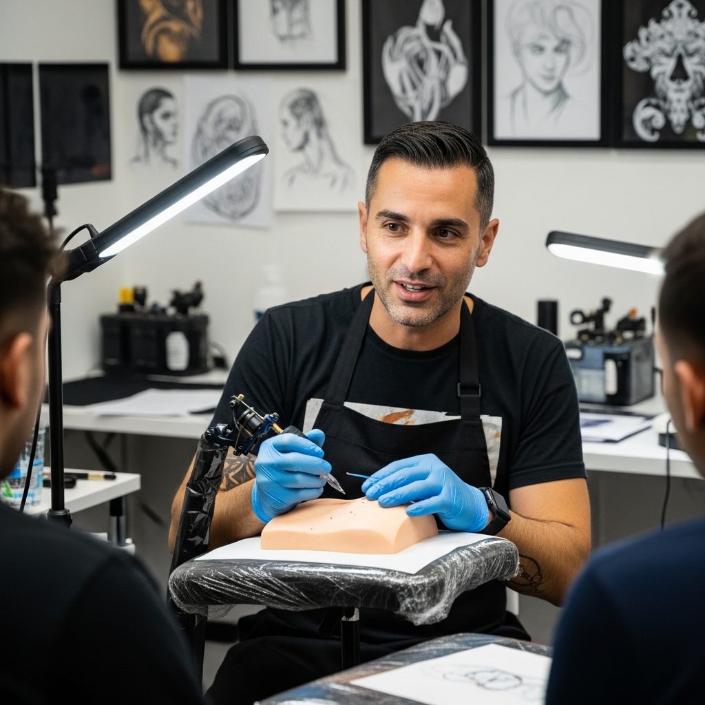 מדריך בקורס קעקועים Tattootlv