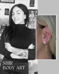 שיר - מורה לקורס פירסינג באקדמיית מאמא אינק