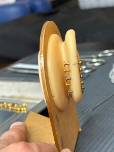 אוזן מעור מזויף מחוררת