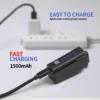 ספק כוח אלחוטי מיני למכונת קעקועים 1500mAh – חיבור RCA/DC
