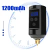 סוללה אלחוטית למכונת קעקועים 1200mAh – RCA/DC עם טעינת USB