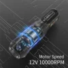 מכונת קעקועים רוטורית אלחוטית (פן) עם מסך LED ו-2 סוללות